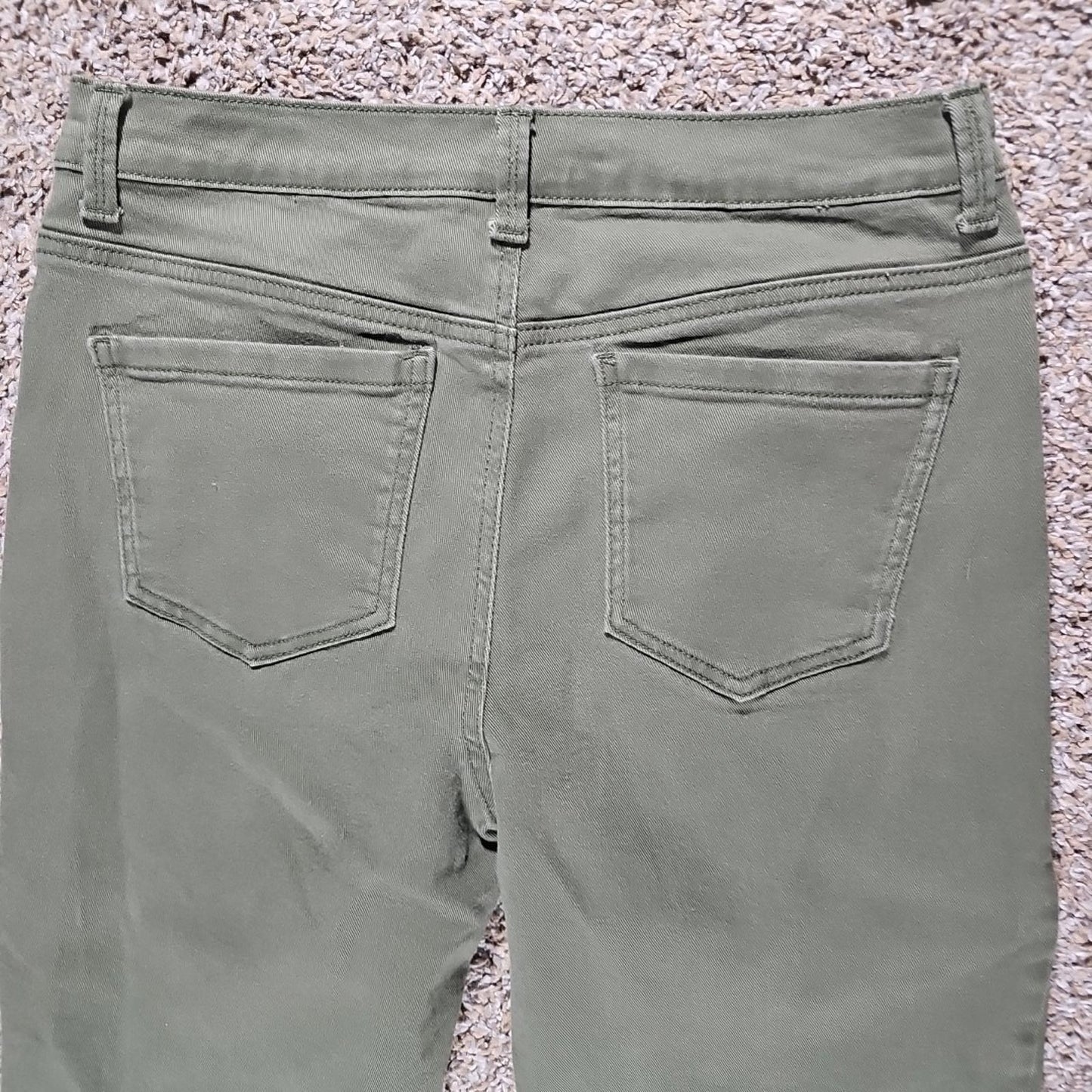 Gloria Vanderbilt Amanda Sz 8 Green Jeans
