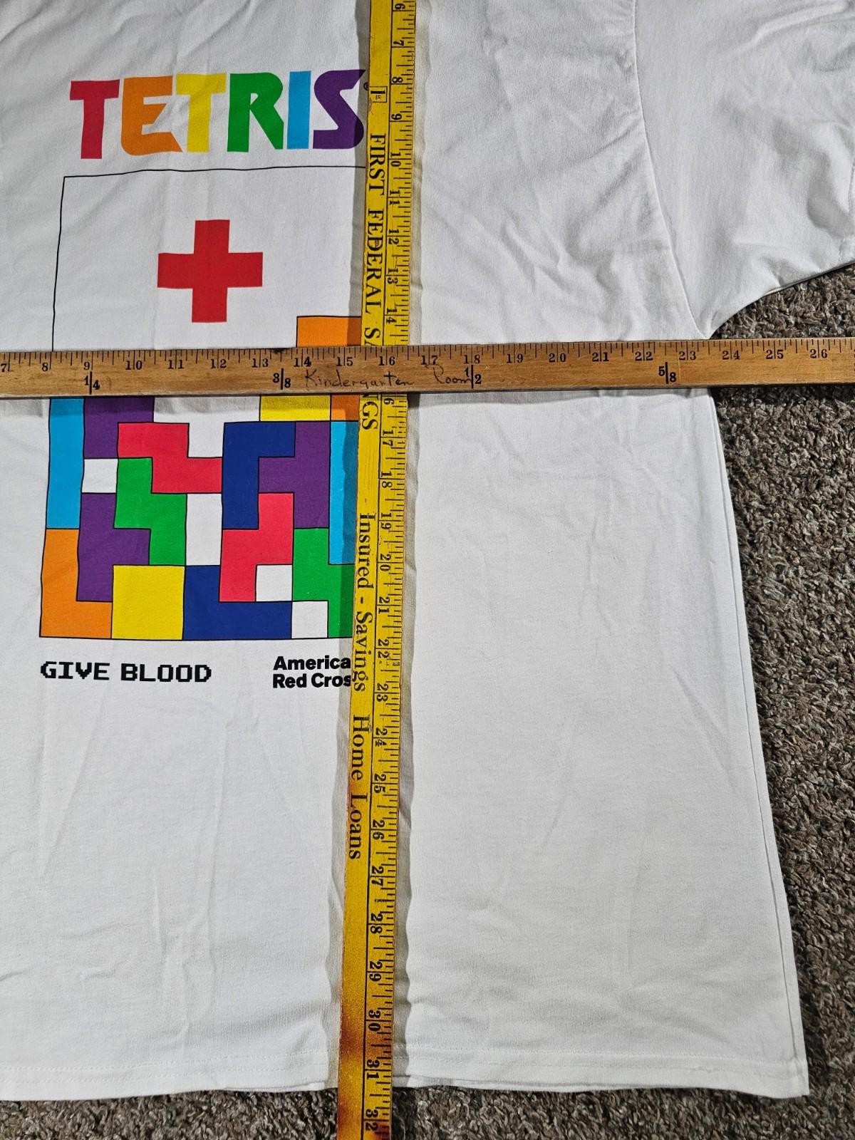 Tetris x American Red Cross Men's XL Shirt 40th Anniversary
