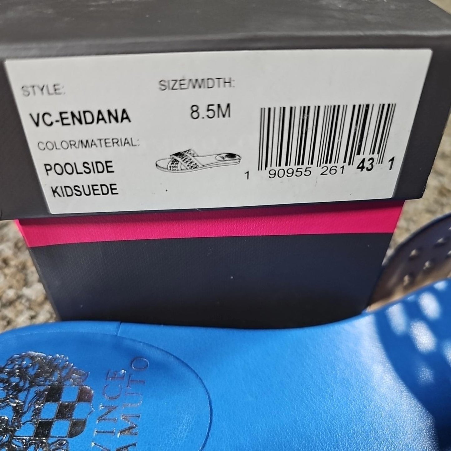 vince camuto vc-endana Poolside Blue sandals 8.5M NIB NWD