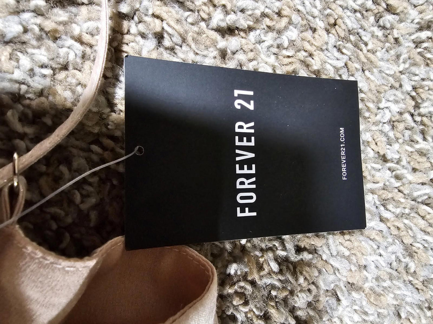 Forever 21 Long Jumpsuit Sand Large NWT