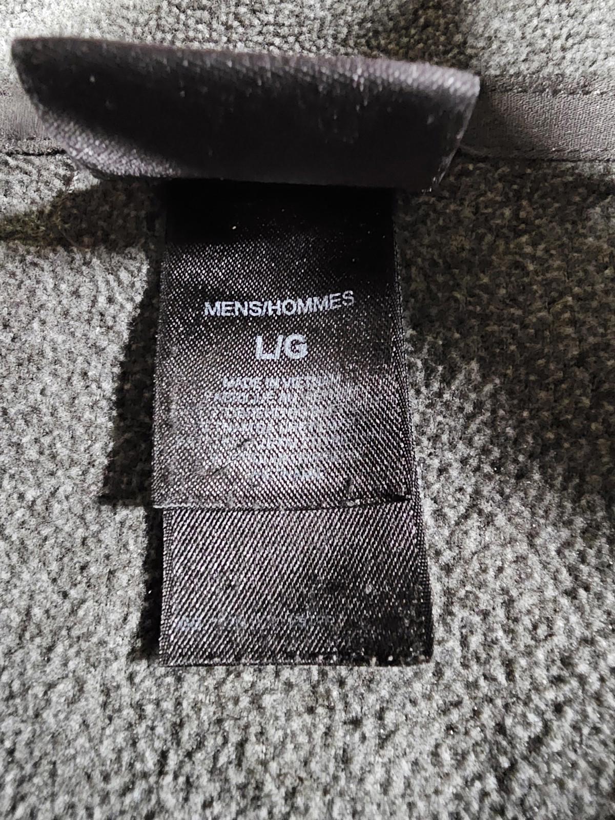 The North Face Mens L Gray 1/4 Zip Fleece Outdoor Hiking