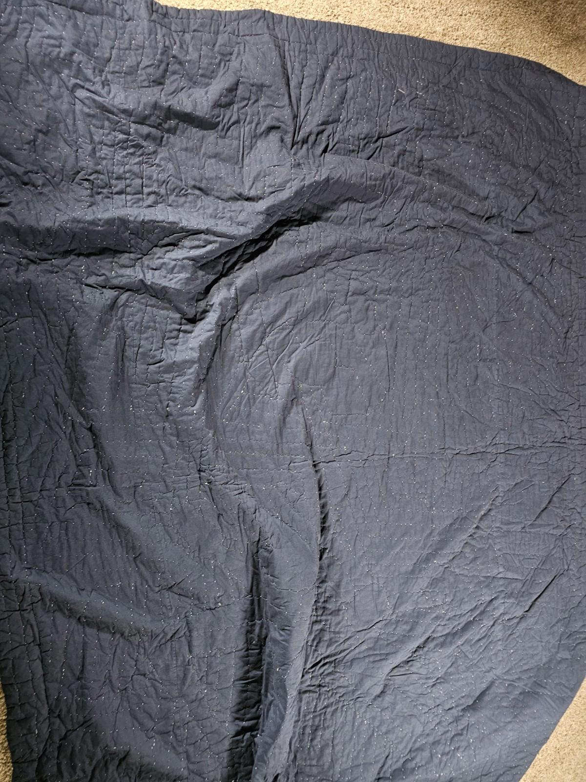 Star Wars Quilt Twin Pottery Barn Kids X-Wing Tie Fighter Gray Blue Lucasfilm