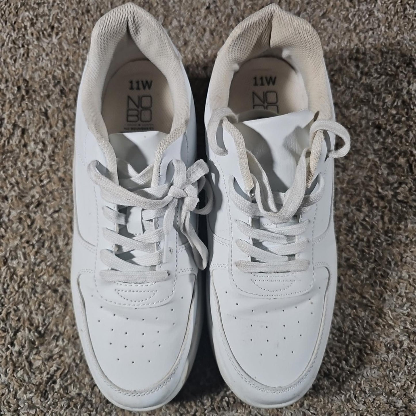 Nobo Wwnb40ac007 US11W EUR43 White Athletic Memory Foam Shoes