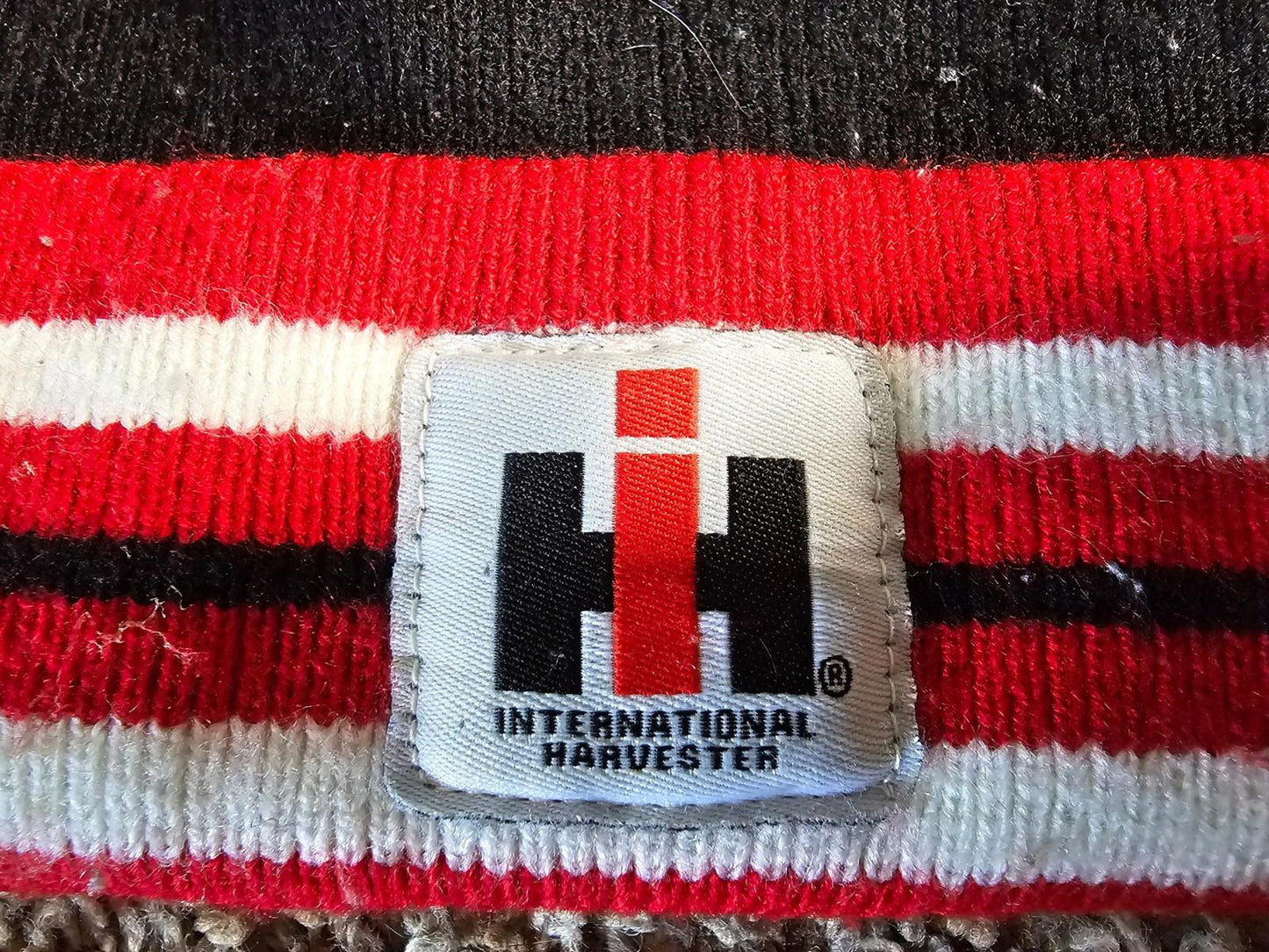 CASE IH International Harvester Winter Hat Poof Beanie