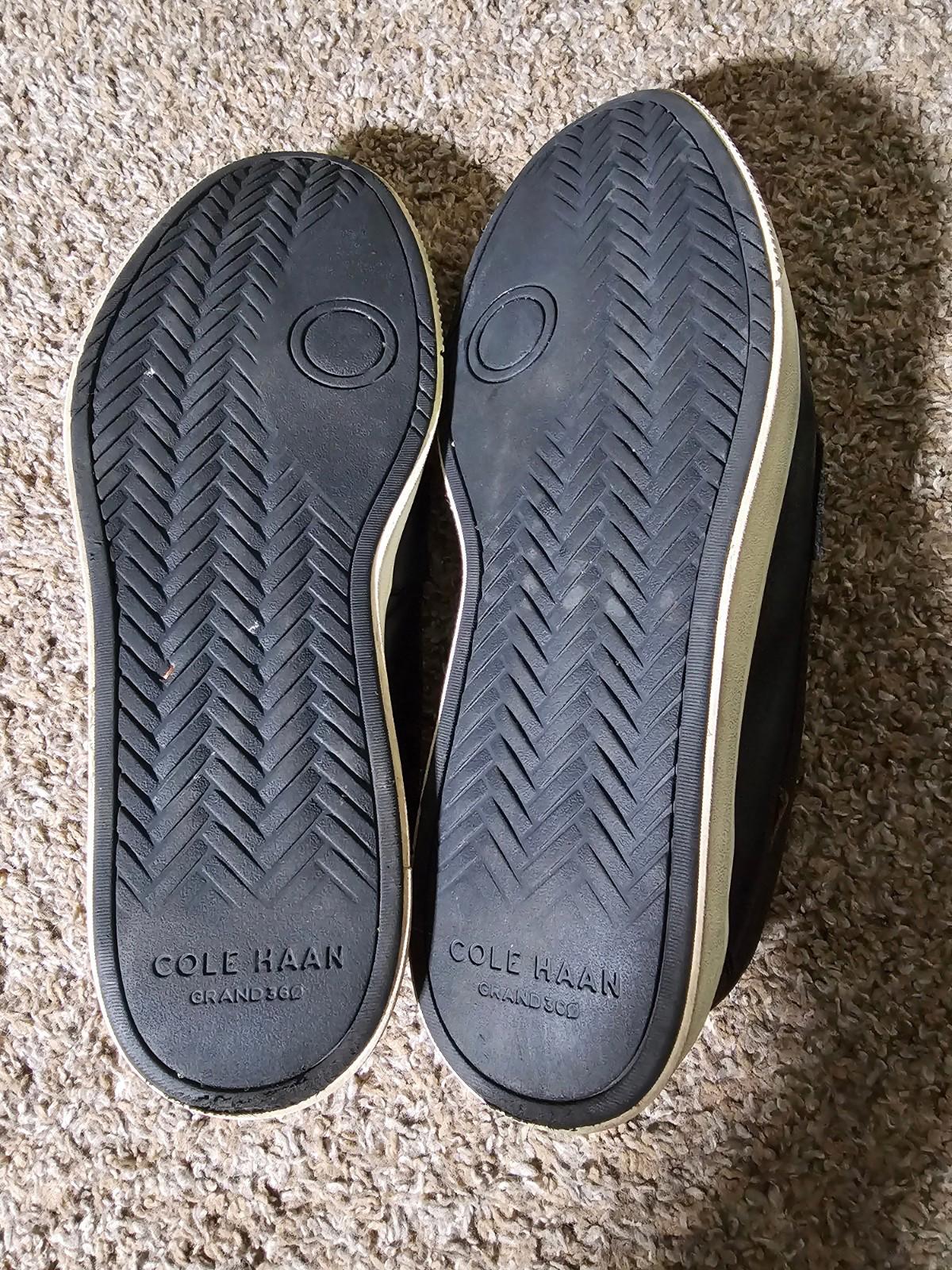 Cole Haan C33861 Mens Loafer Shoes 9M Black White