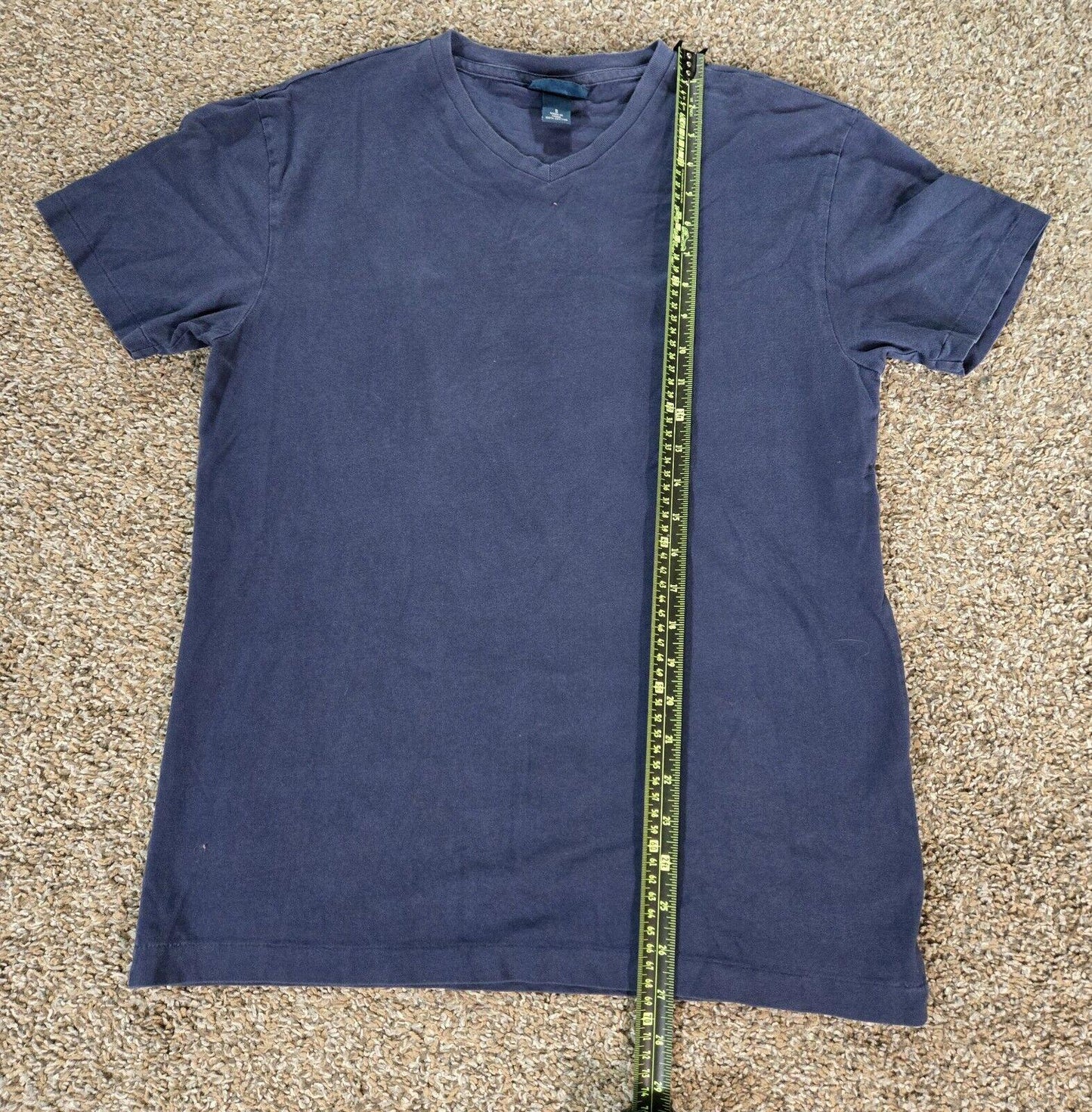 Polo Ralph Lauren T-Shirt Small Blue Gray Mens V-Neck