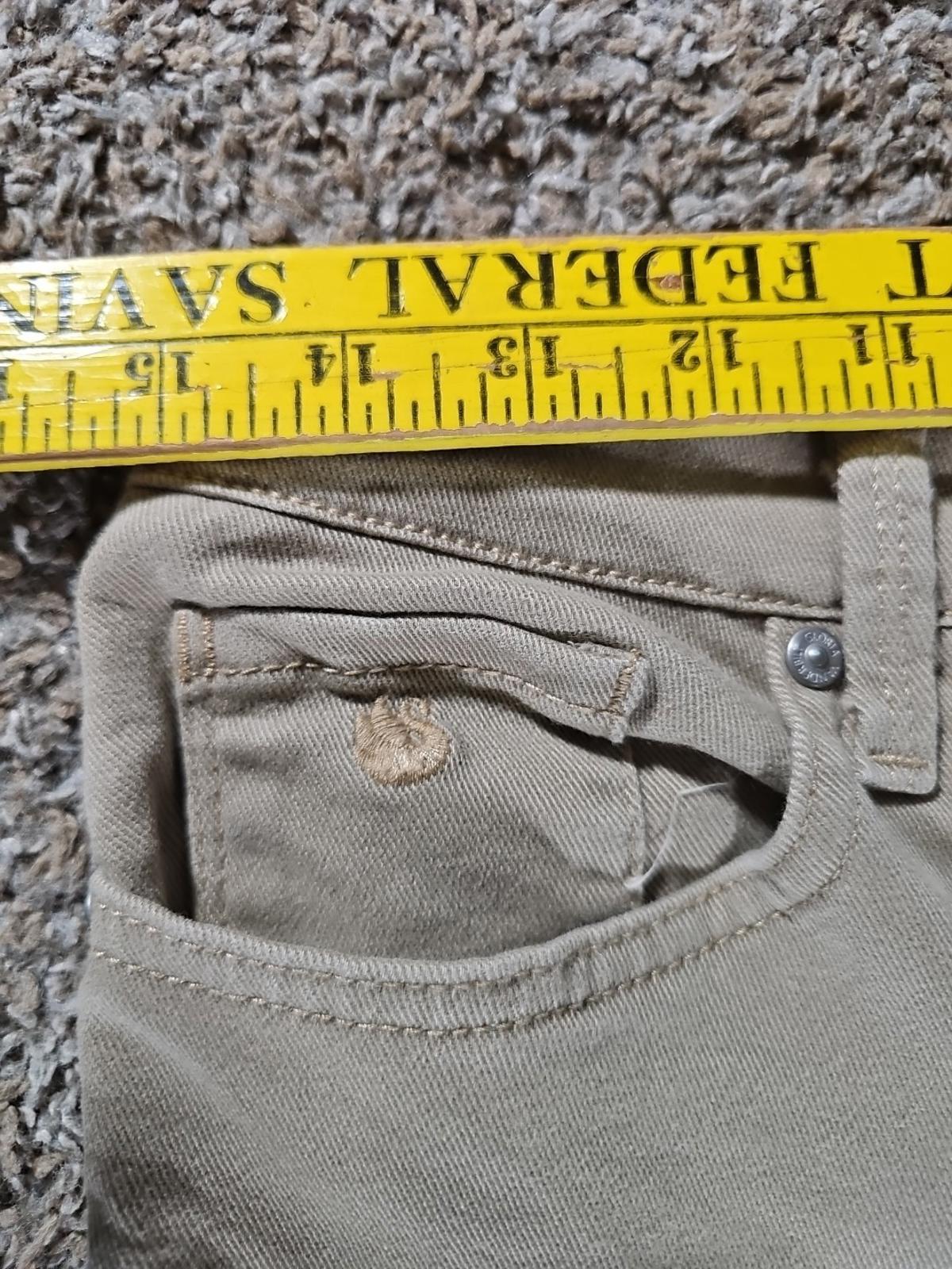 Gloria Vanderbilt Amanda Sz 10P Khaki Pants