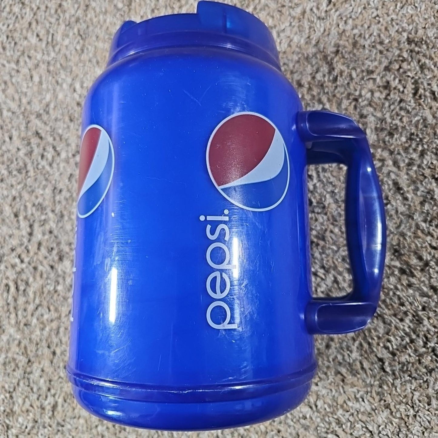 Pepsi 64oz Whirley Travel Mug With Lid Made In USA