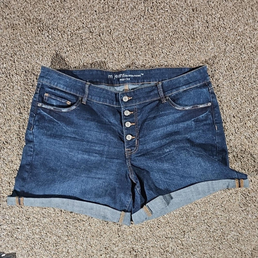 M Jeans By Maurices Mid-rise 18W Shorts