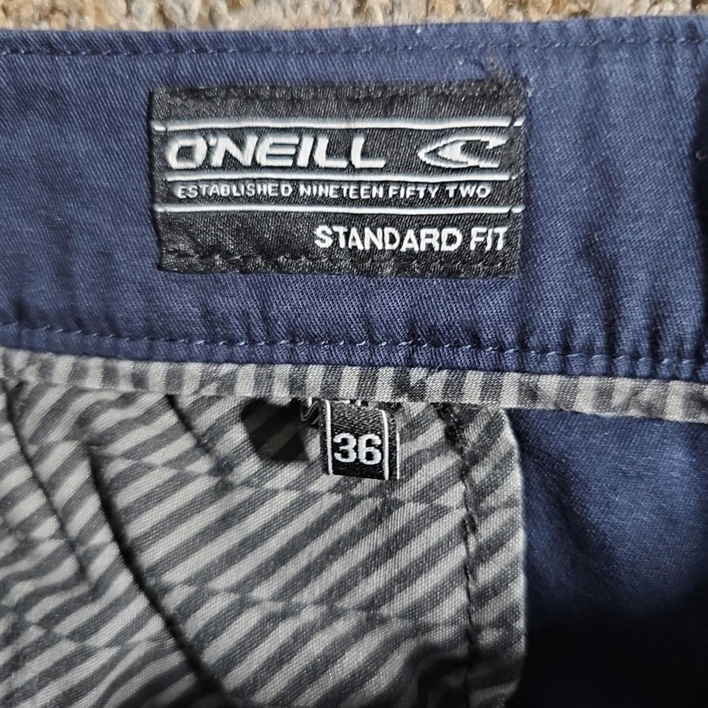 O'Neill Standard Fit Blue Shorts Sz 36