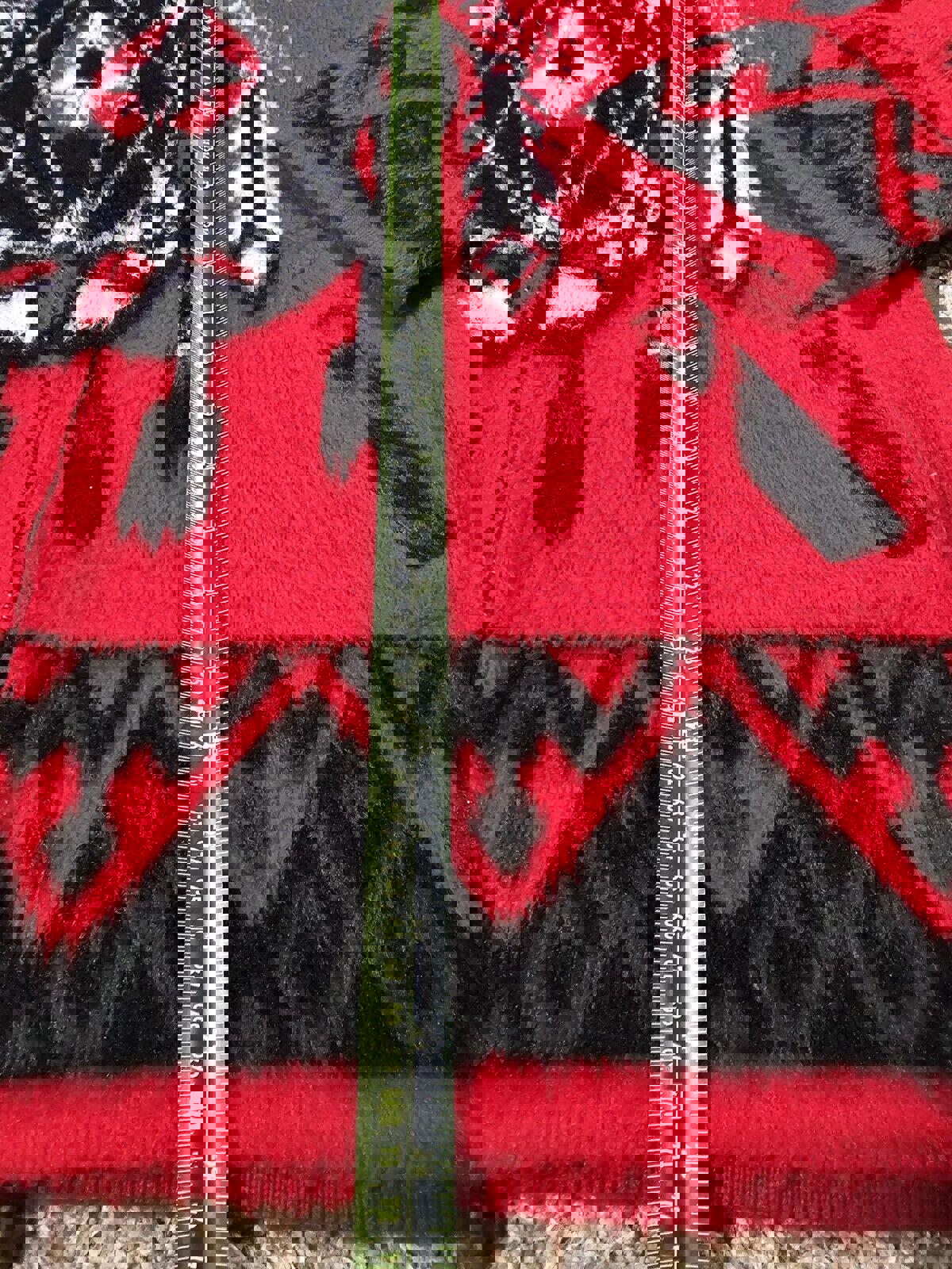 Galeria Peguche HUASI wool Hood Fullzip Handmade sweater L