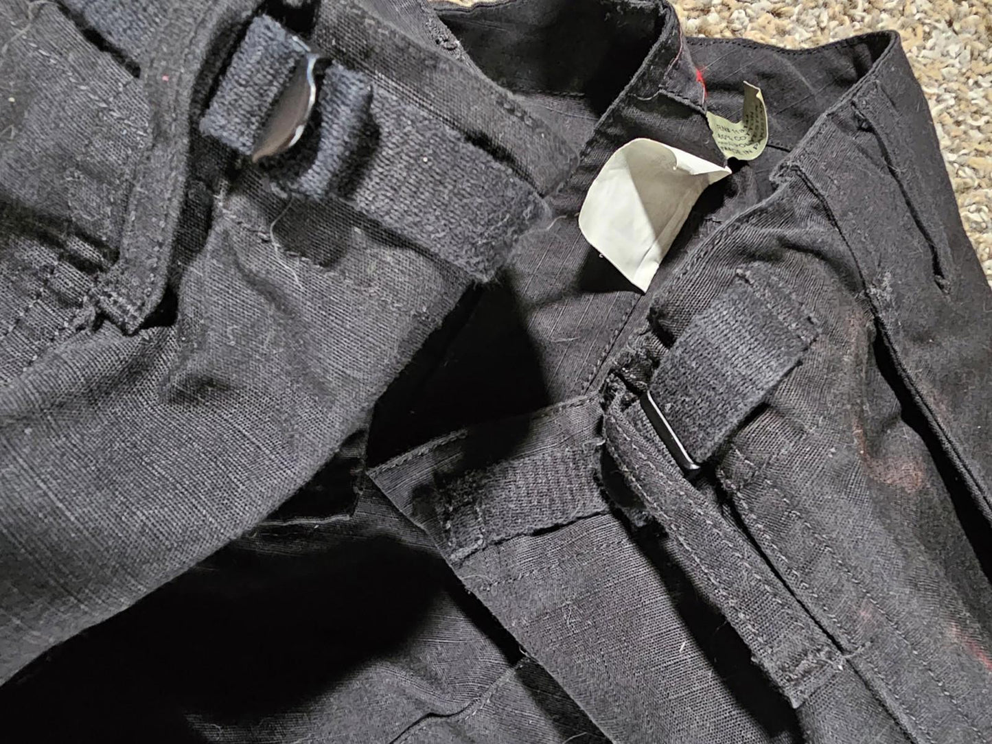 MOC Military Outdoor Clothing Ripstop Cargo Pants Black L