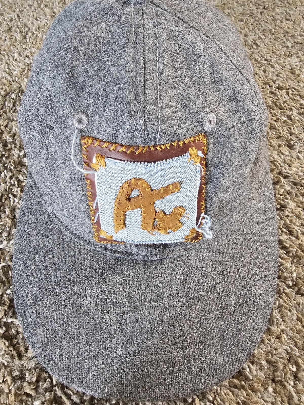Applesmith AX. Collective Leather Strapback 100% Wool Sandlot hat Streetwear USA