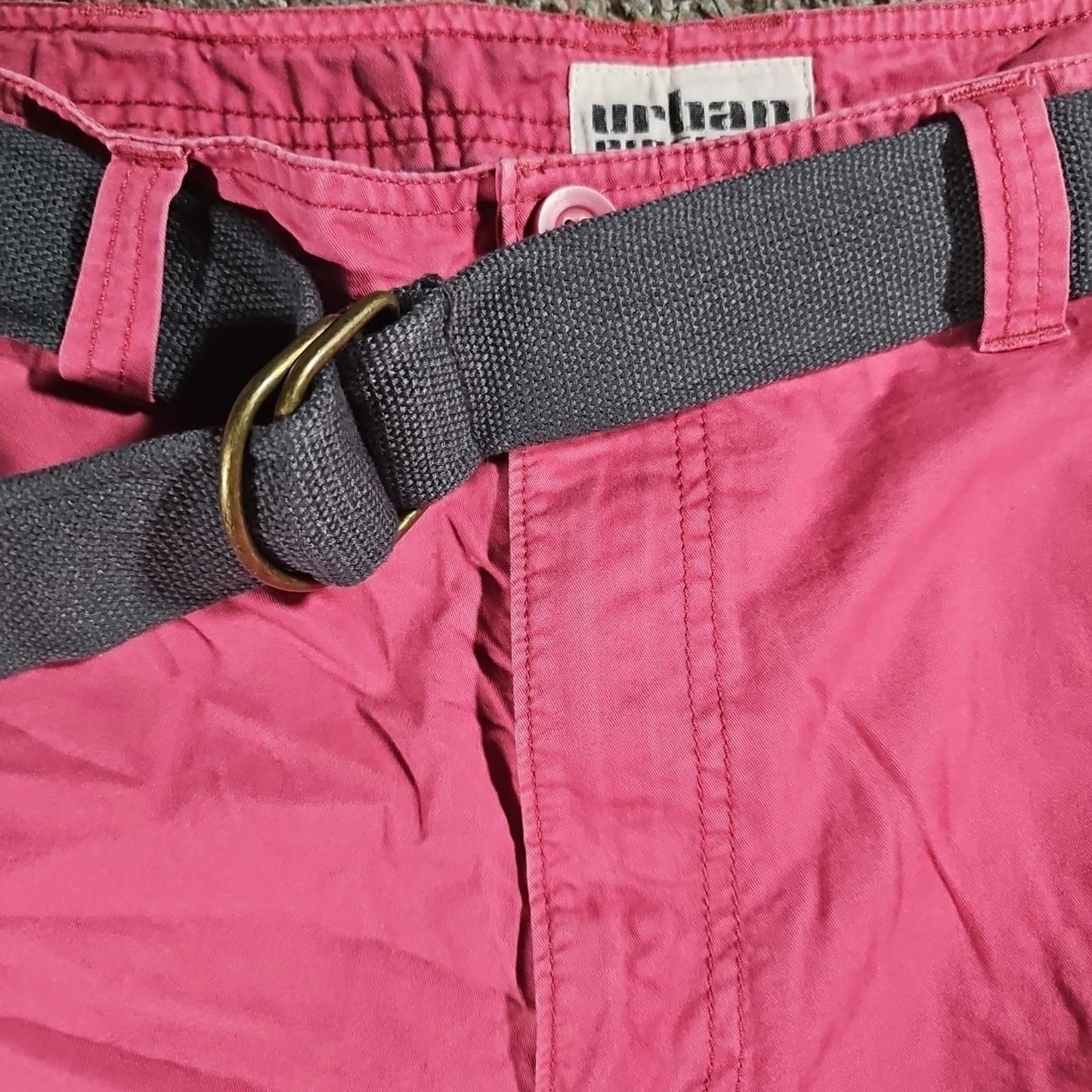 Urban Pipeline 40 Belted Pink Cargo Shorts
