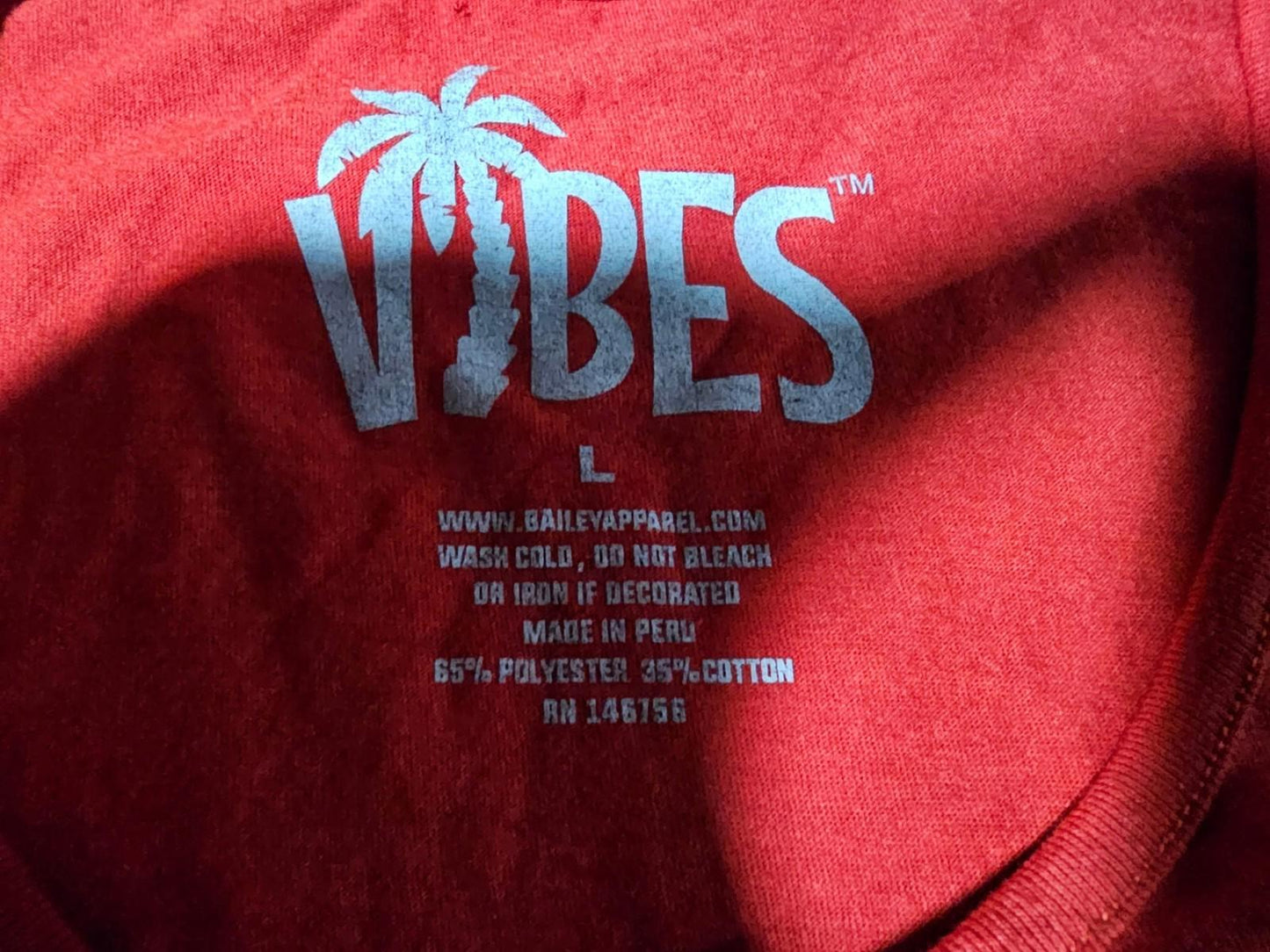Legend in the making VIBES Bailey Apparel tank top Large