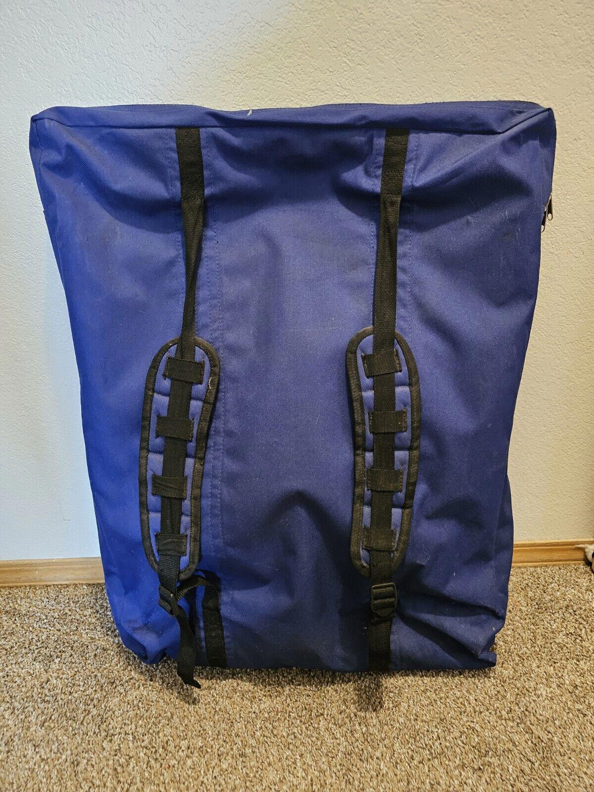 Vintage 90s New Orleans Jazz Fest Folding Concert Chair And Carrying Backpack
