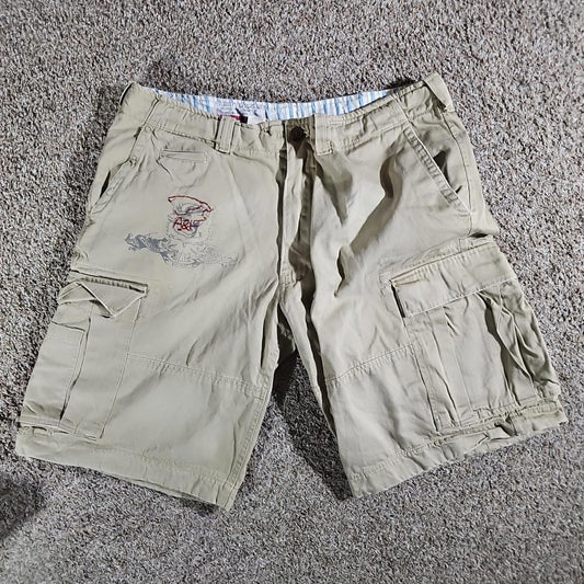 Advanced Abercrombie Fitch Shorts 36 Fatigues A-8 Military