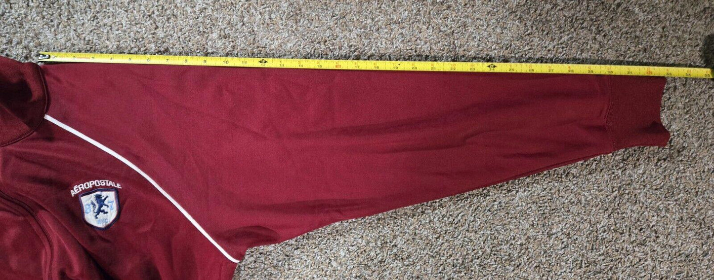 Red Aeropostle Athletic Brand Full Zip Track Jacket Sz XL