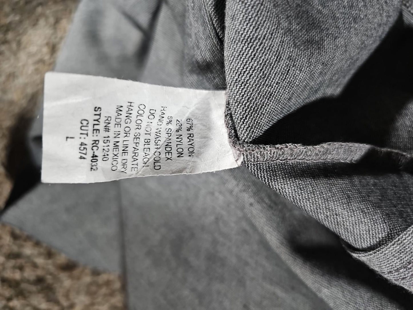 Rolla Coster Sz L Gray Dress