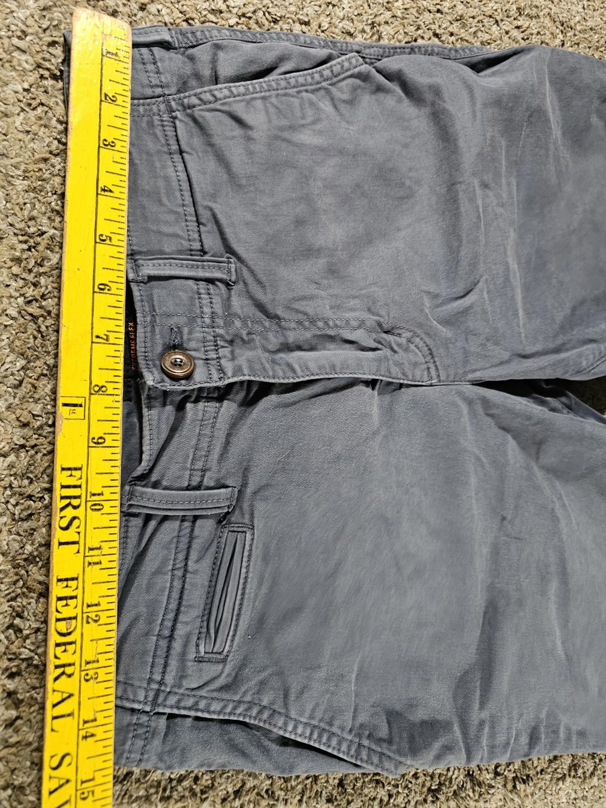 American Eagle Extreme Flex 29 Long Length Shorts Blue Gray