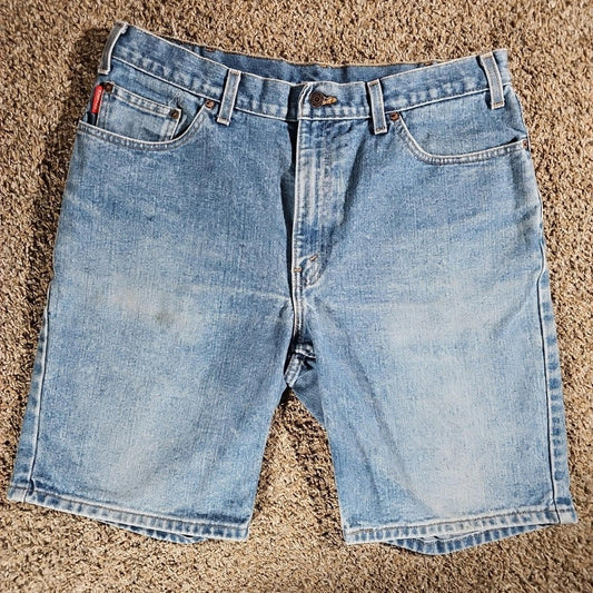 Mustang Sz 36 Blue Jeans Shorts Made In USA