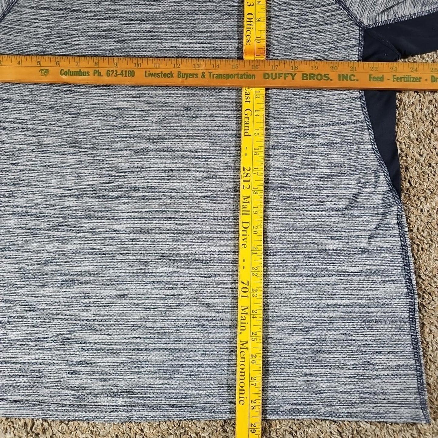 Russell DryPower 360 XL Gray Workout Tshirt