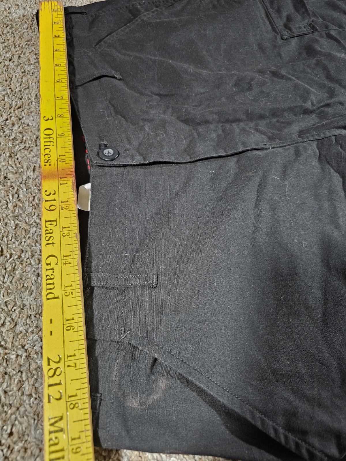 MOC Military Outdoor Clothing Ripstop Cargo Pants Black L