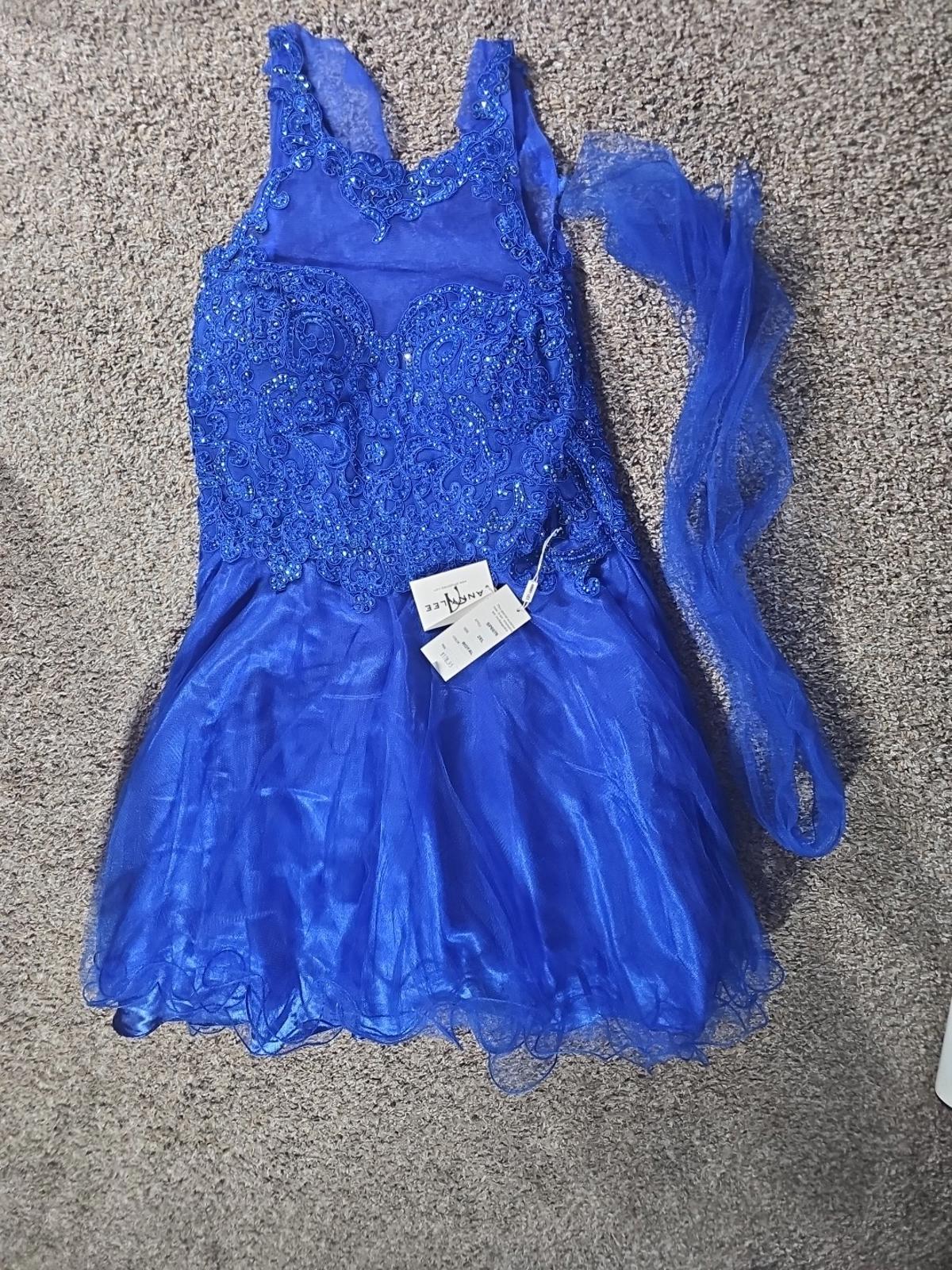 Anny Lee Bridal SP6076 2XL Royal Blue Dress