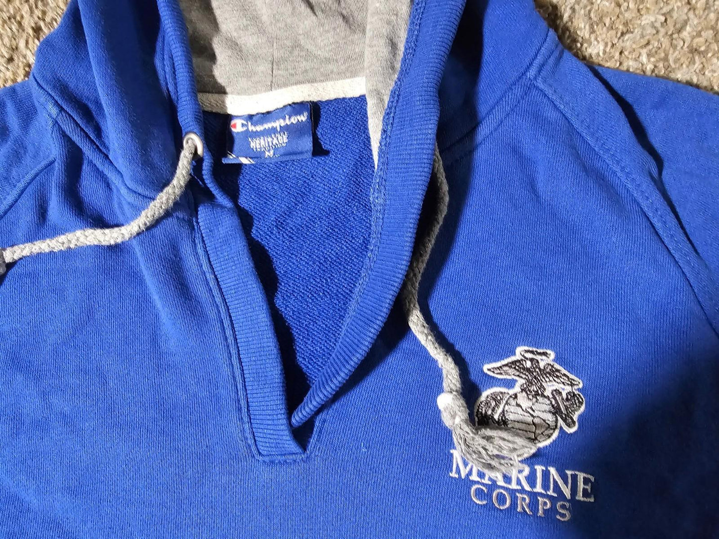 Champion Excellence Marines hoodie blue