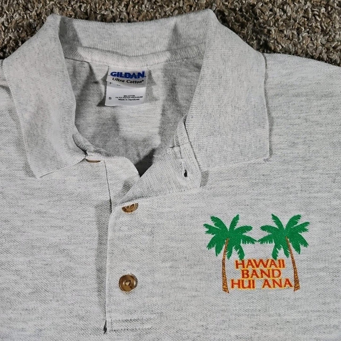 Hawaii Band Hui Ana Small Polo Shirt