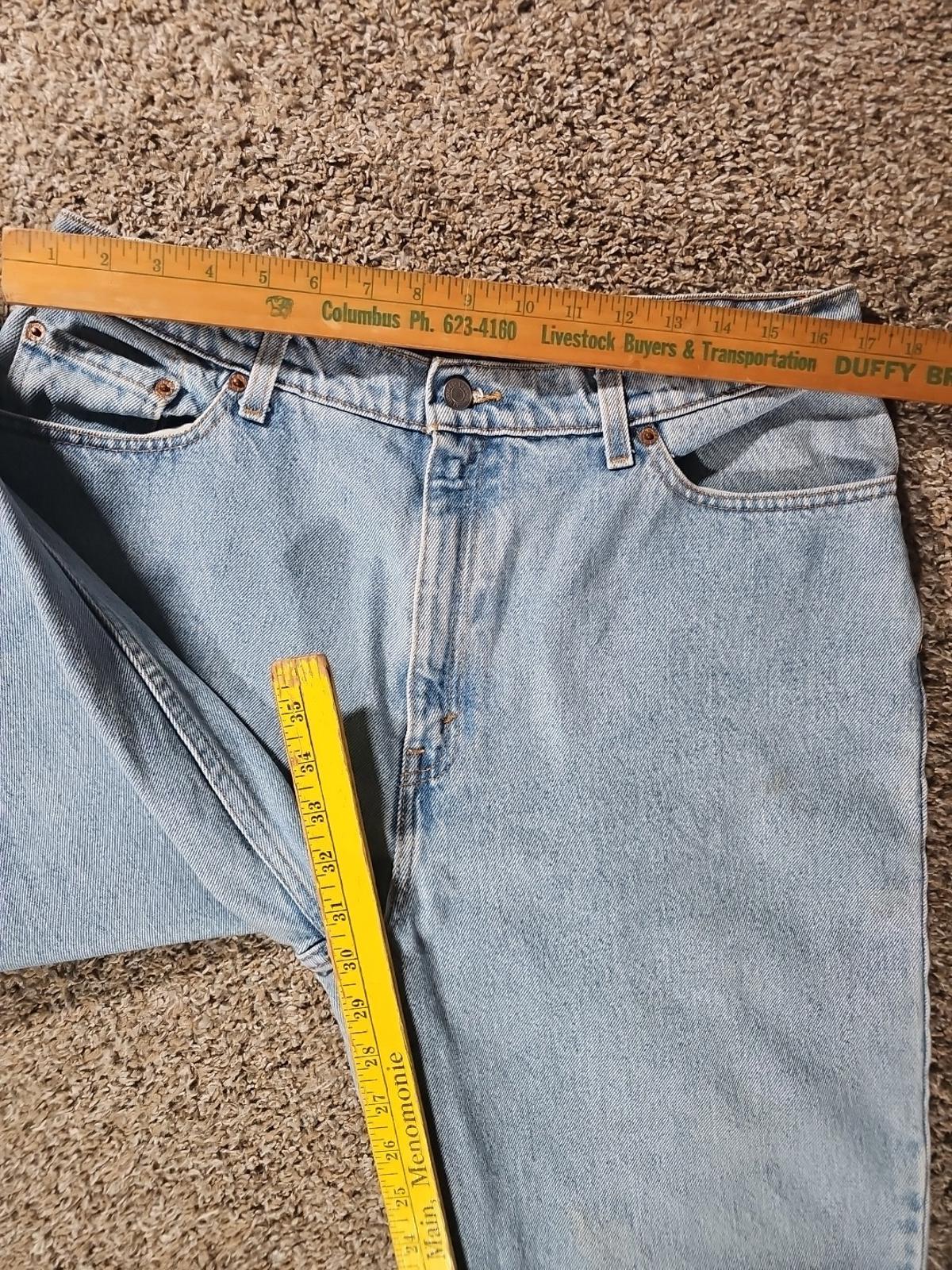 Levis 550 Relaxed Fit Tapered Leg Blue Jeans
