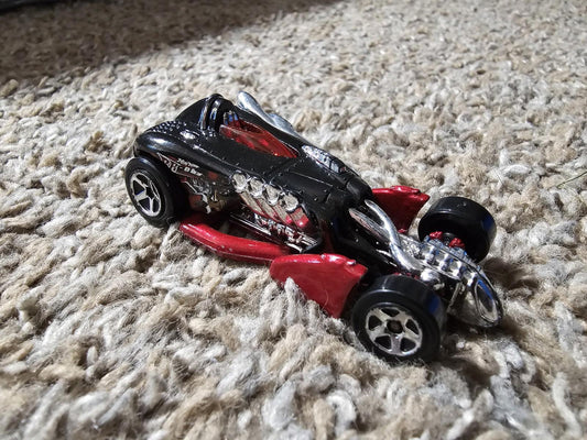 Hot Wheels 1995 Black Salt Flat Racer B Sting Vintage