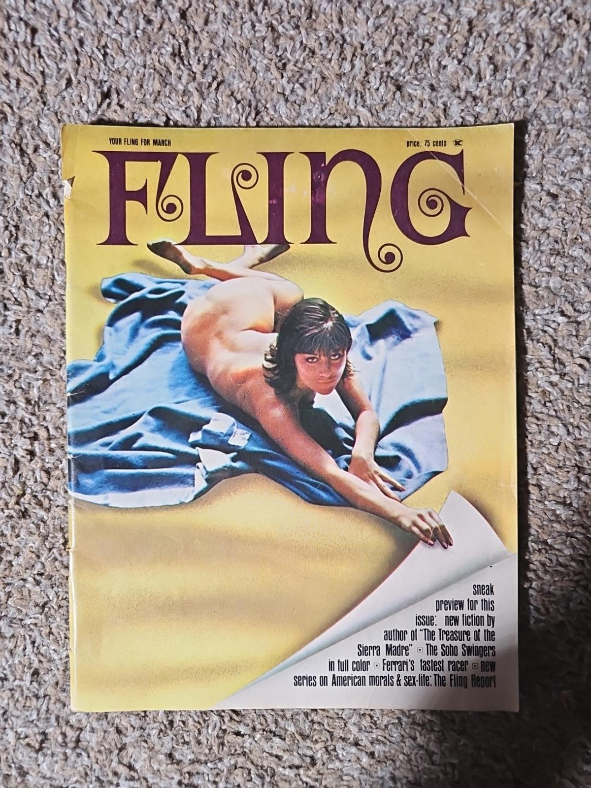 Fling Mans Favorite Pastime Magazine March 1966