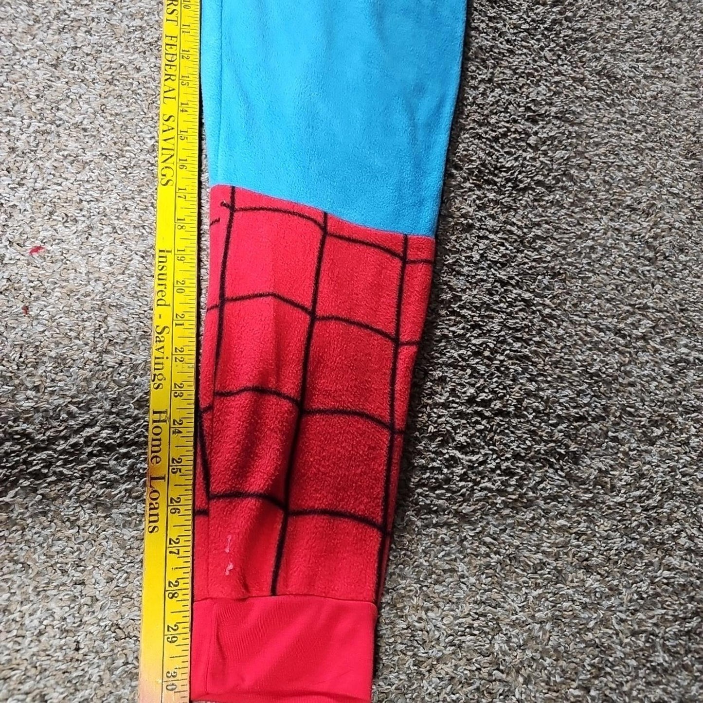 Marvel Spider-Man Superhero Kids Hooded Pajamas Suit L 12-14