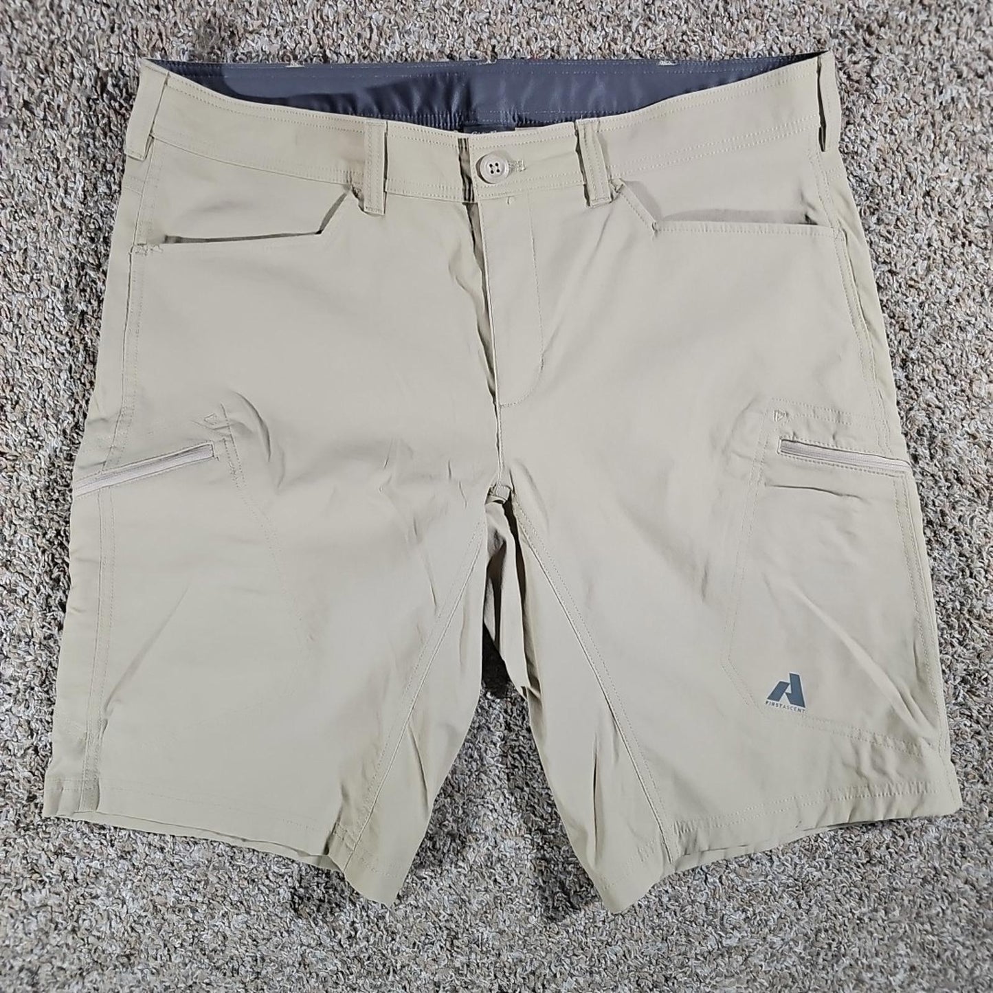 Eddie Bauer Cargo Shorts Mens 38 First Ascent Performance Hiking Nylon Stretch