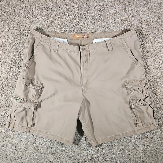 Lee Dungarees Cargo Shorts Sz 48 Khaki Utility Grunge