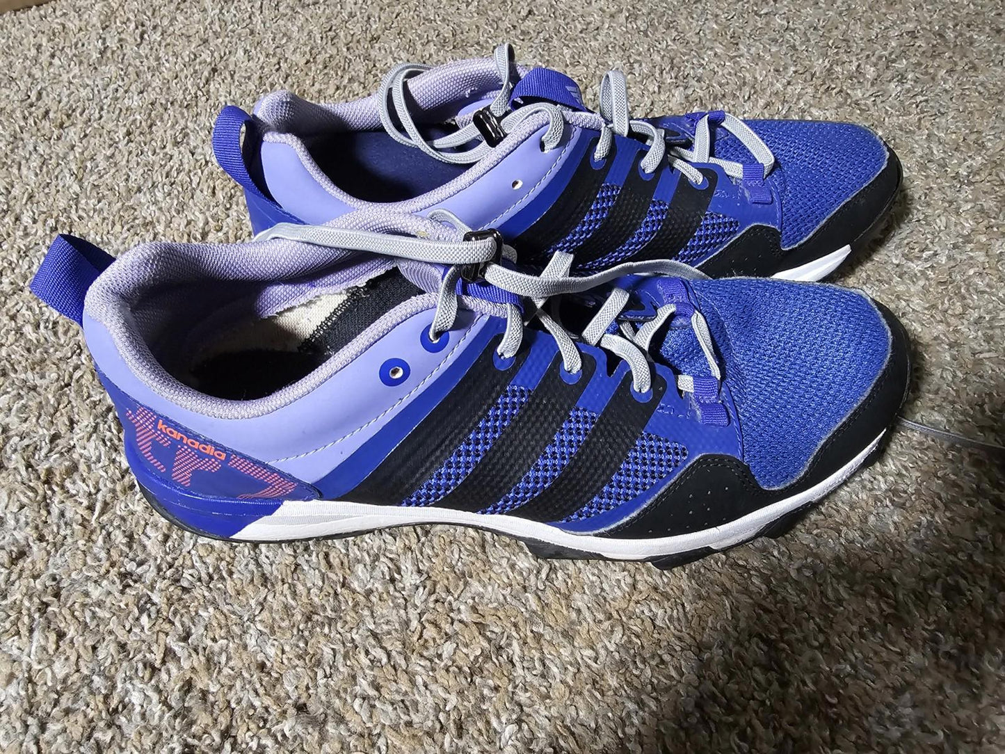 Adidas Kanadia TR7 B40588 Blue Hike Running Shoes Womens 11