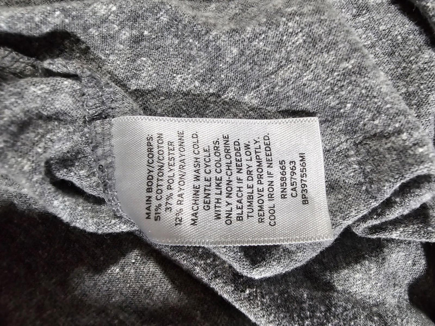 BP Gray Vneck Tshirt Medium