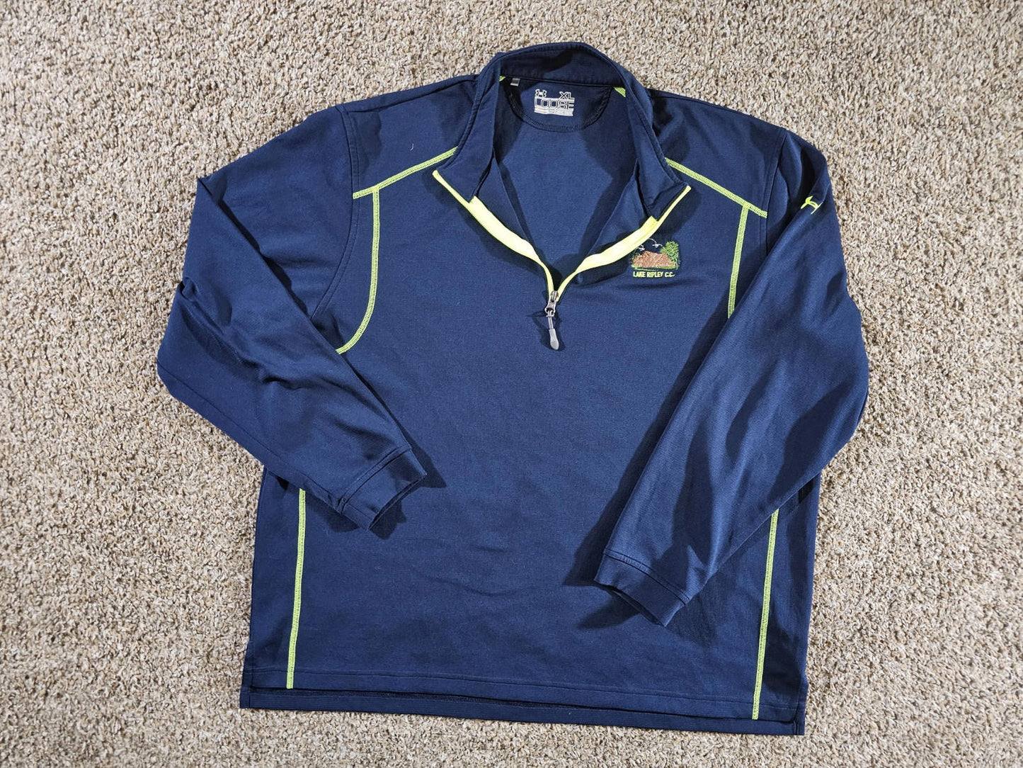 Under Armour 1/4 Zip Mens XL Pullover Loose Performance