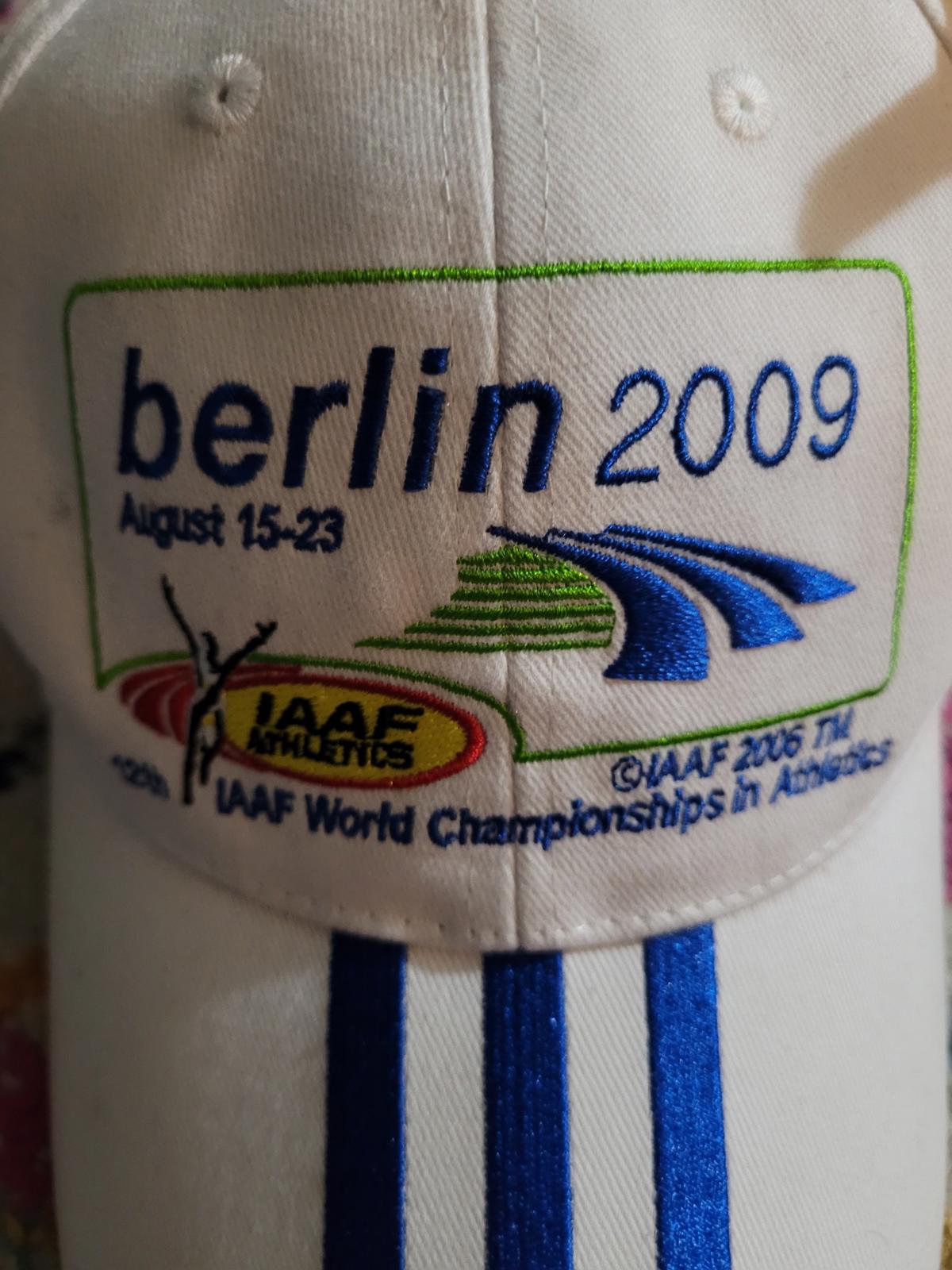 IAAF World Championship Athletics BERLIN 2009 adidas hat NWT