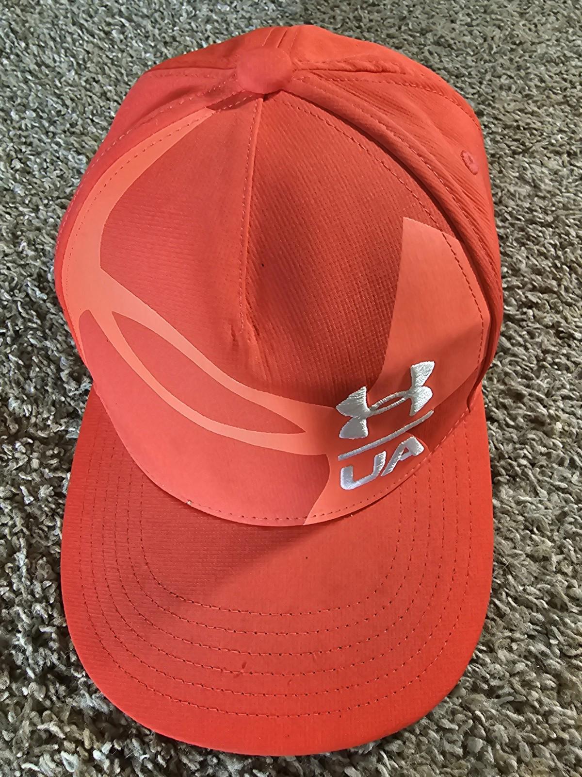 UA Under Armour Adjustable Snapback Hat Youth Size Red
