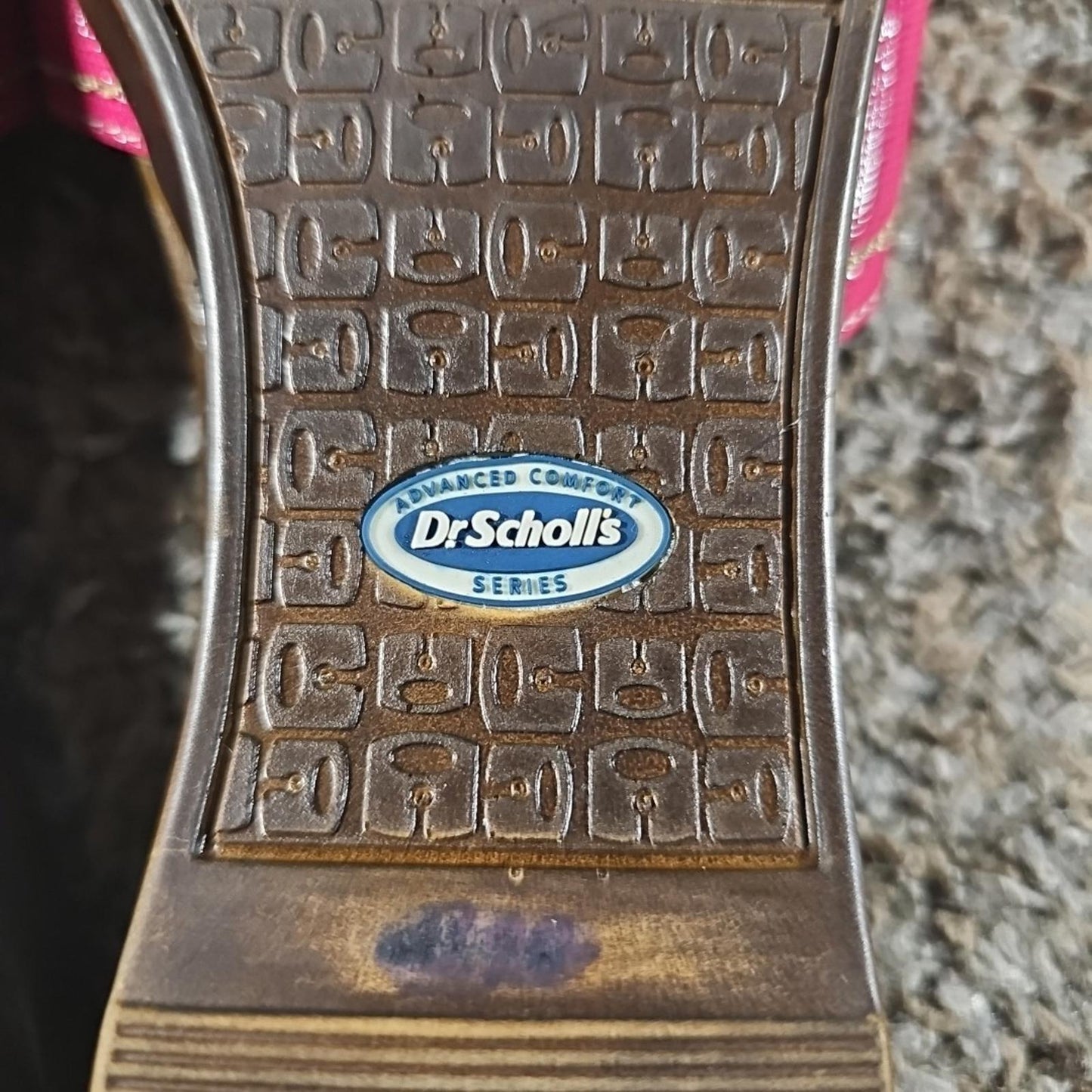 Dr Scholl's Advanced Comfort Series Sz 7 Sandals Pink