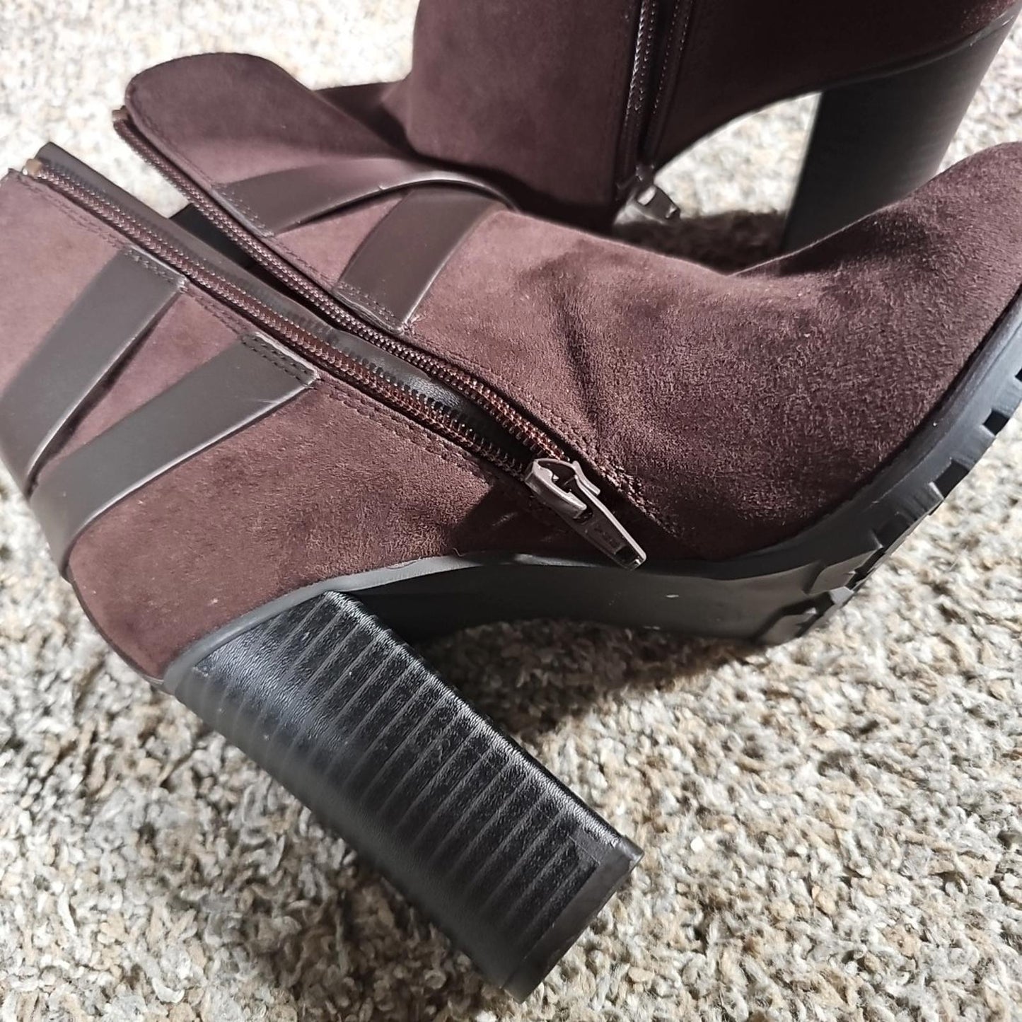 Apt. 9 Defined Comfort Manager Brown 6½ Faux Suede Boots