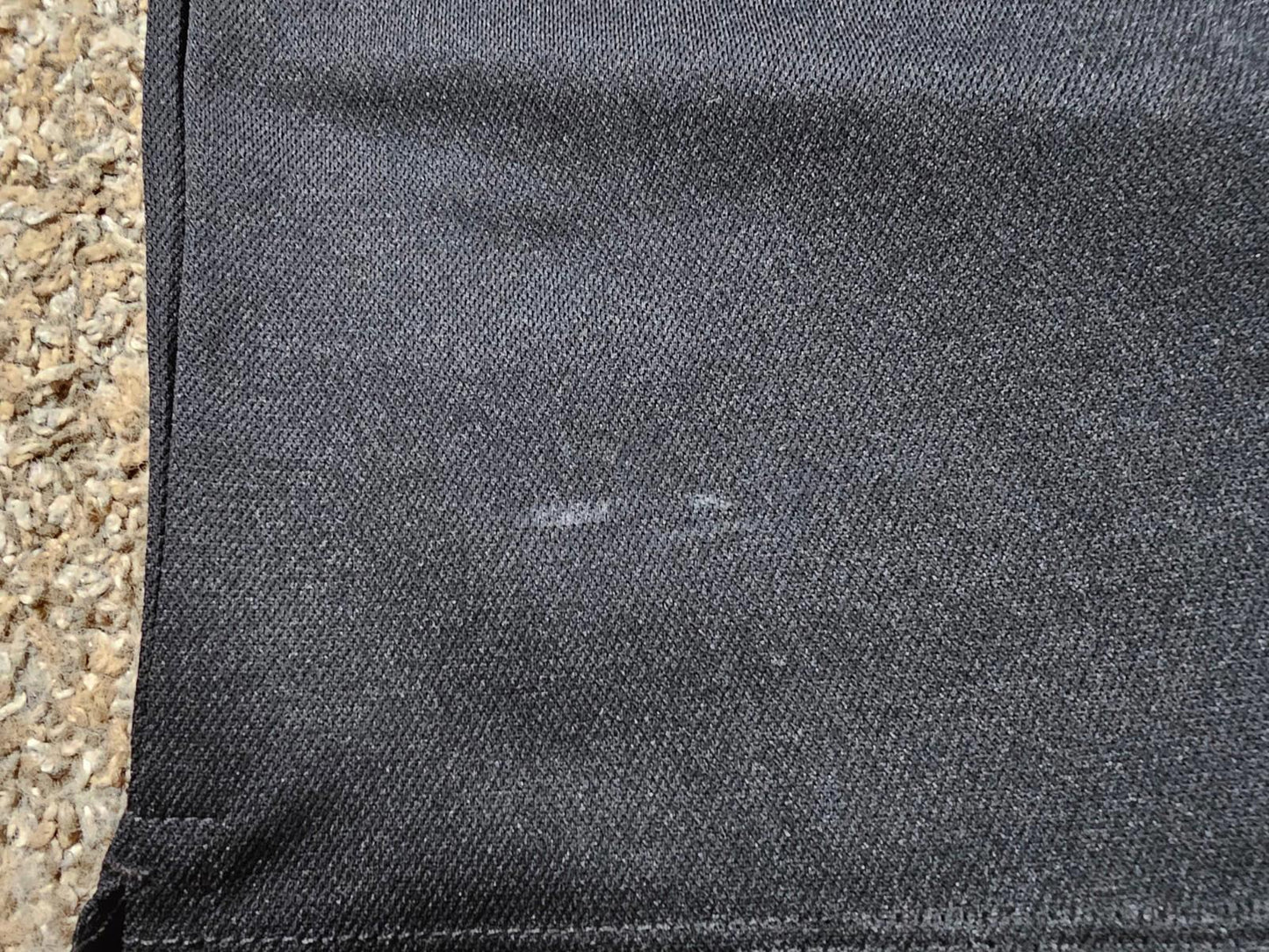 Nike Shirt Mens Large Black Polo Long Sleeve Golf Dri Fit