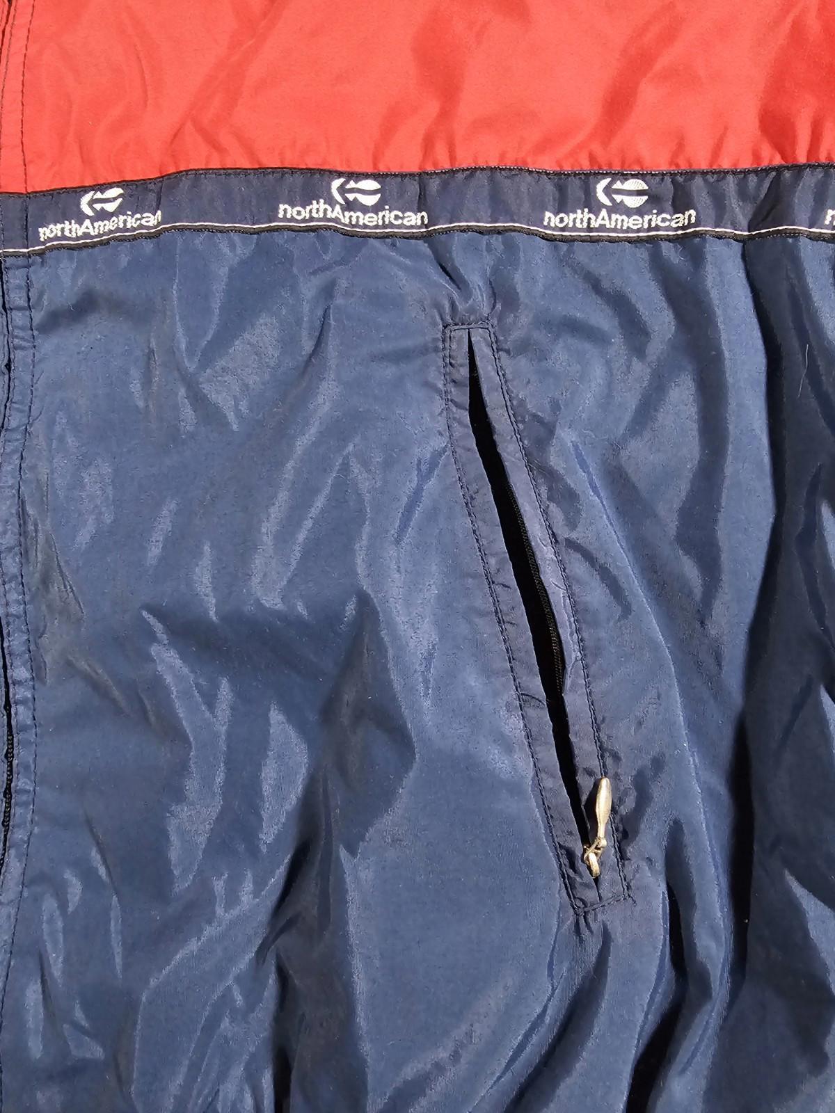 cannon activewear north american fullzip jacket XL Red Blue