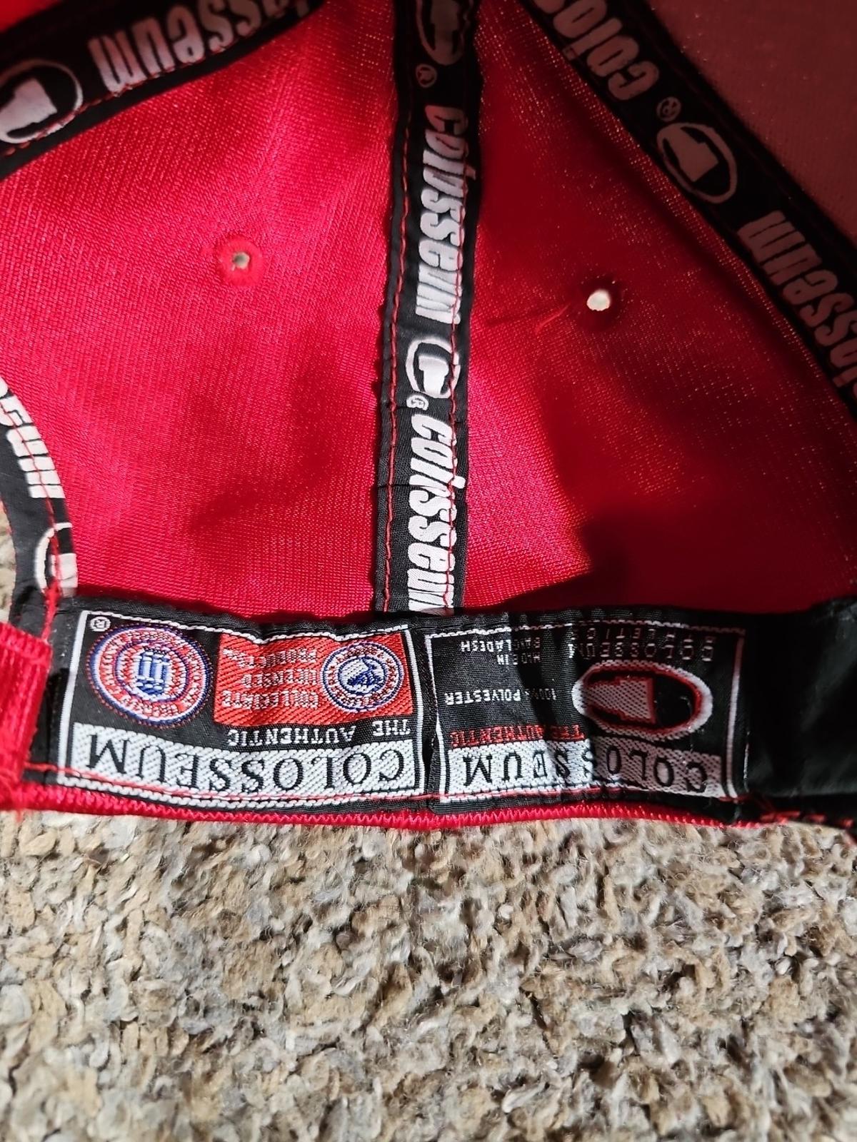 OHIO STATE BUCKEYES Hat Adjustable Strapback Embroidered Red
