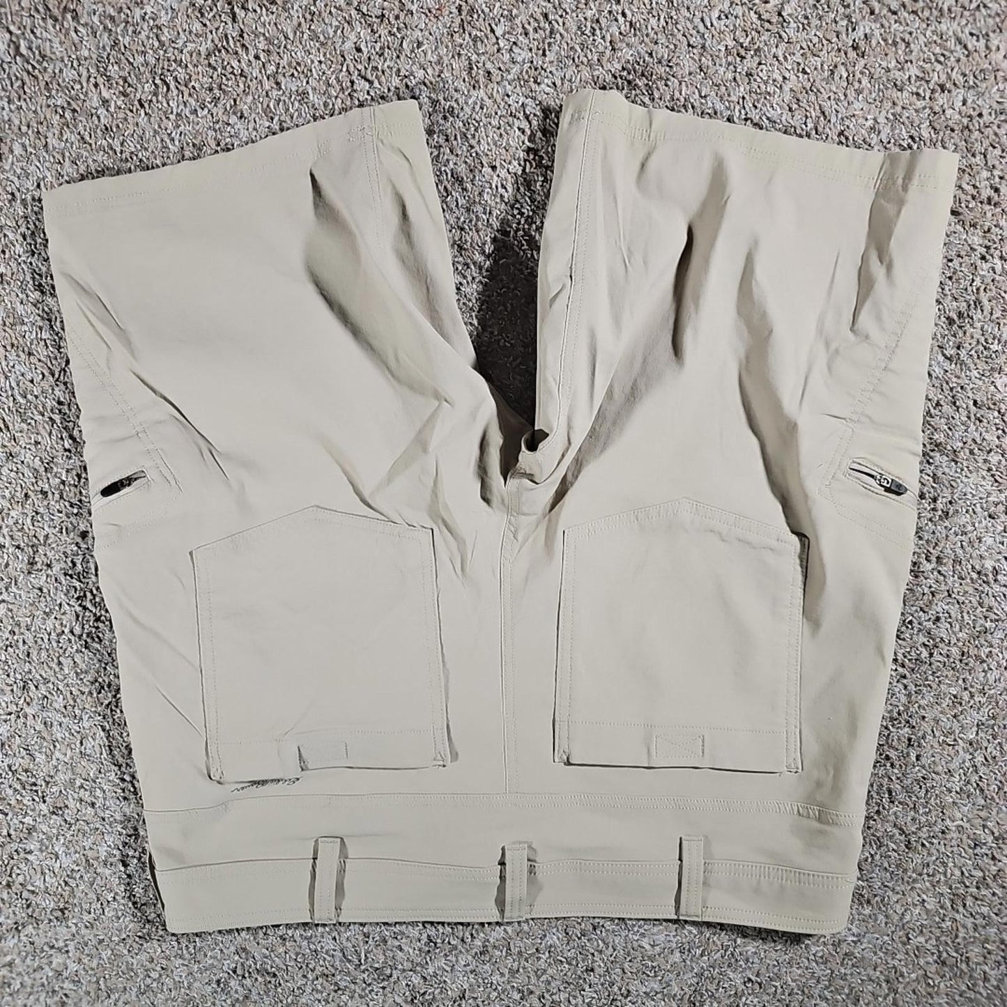 Eddie Bauer Cargo Shorts Mens 38 First Ascent Performance Hiking Nylon Stretch