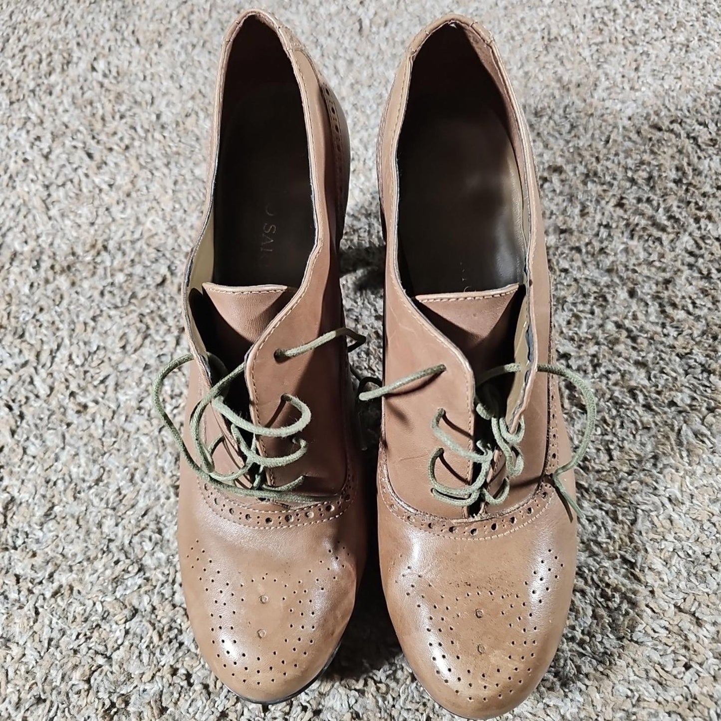 Franco Sarto 11M Wingtip Heel Dress Shoes