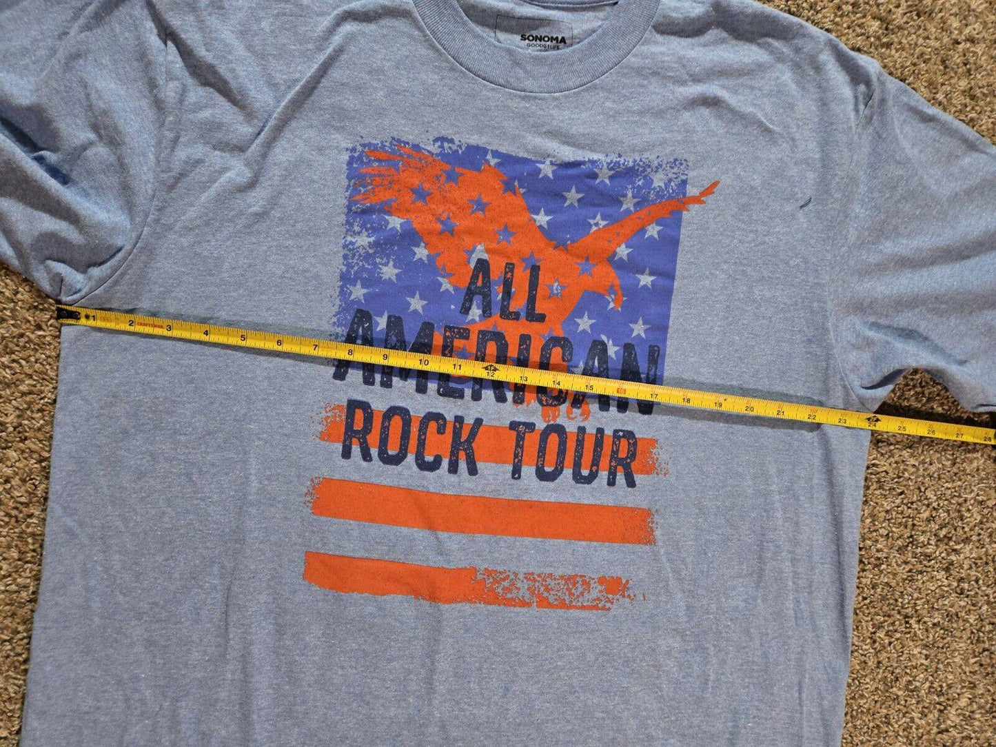Blue All American Rock Tour Sonoma Goods For Life Size XLT