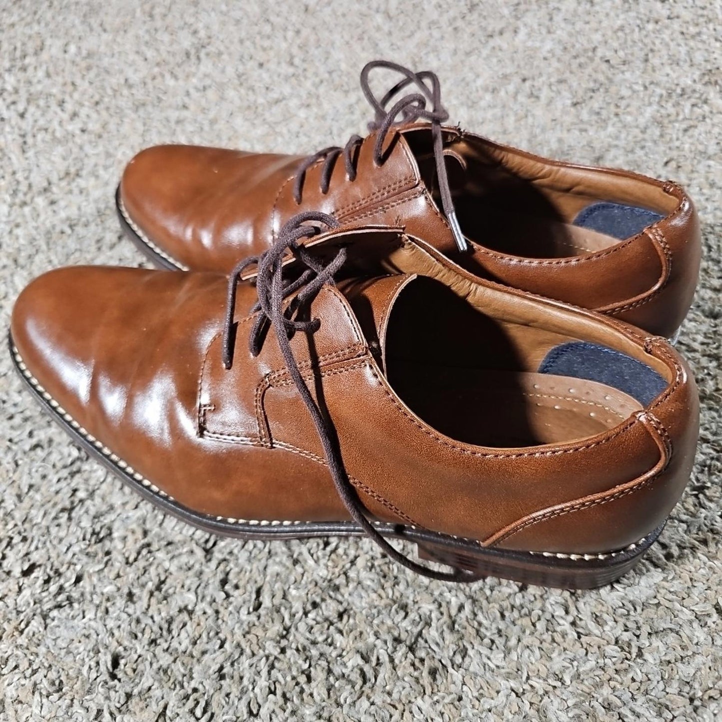 Dockers 90-36896 10M Brown Oxford Dress Shoes